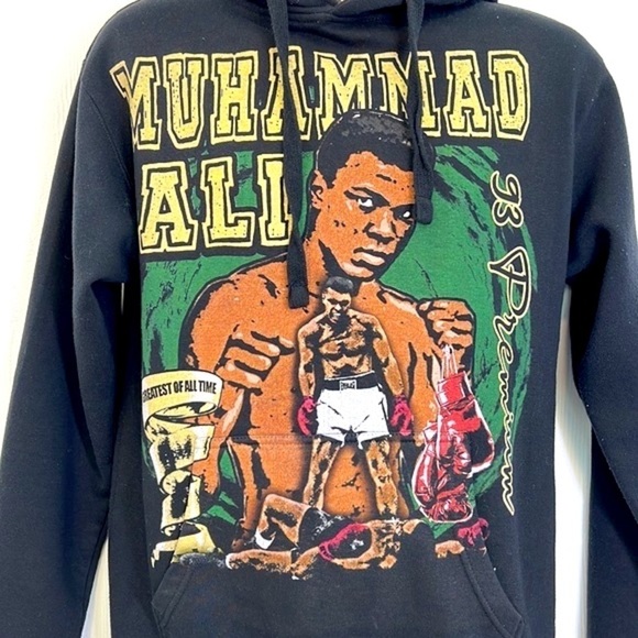 Cotton Heritage - Muhammad Ali Greatest Of All Time Graphic Hoodie Size Medium - Picture 3 of 10